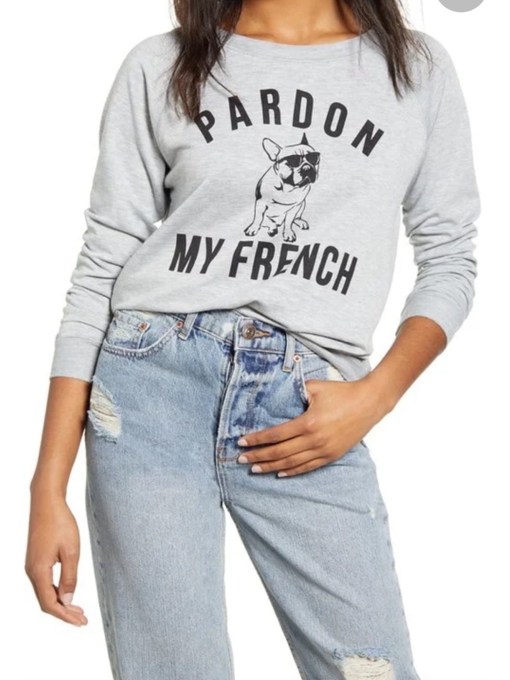 Prince Peter Collection Gray Crewneck Sweatshirt